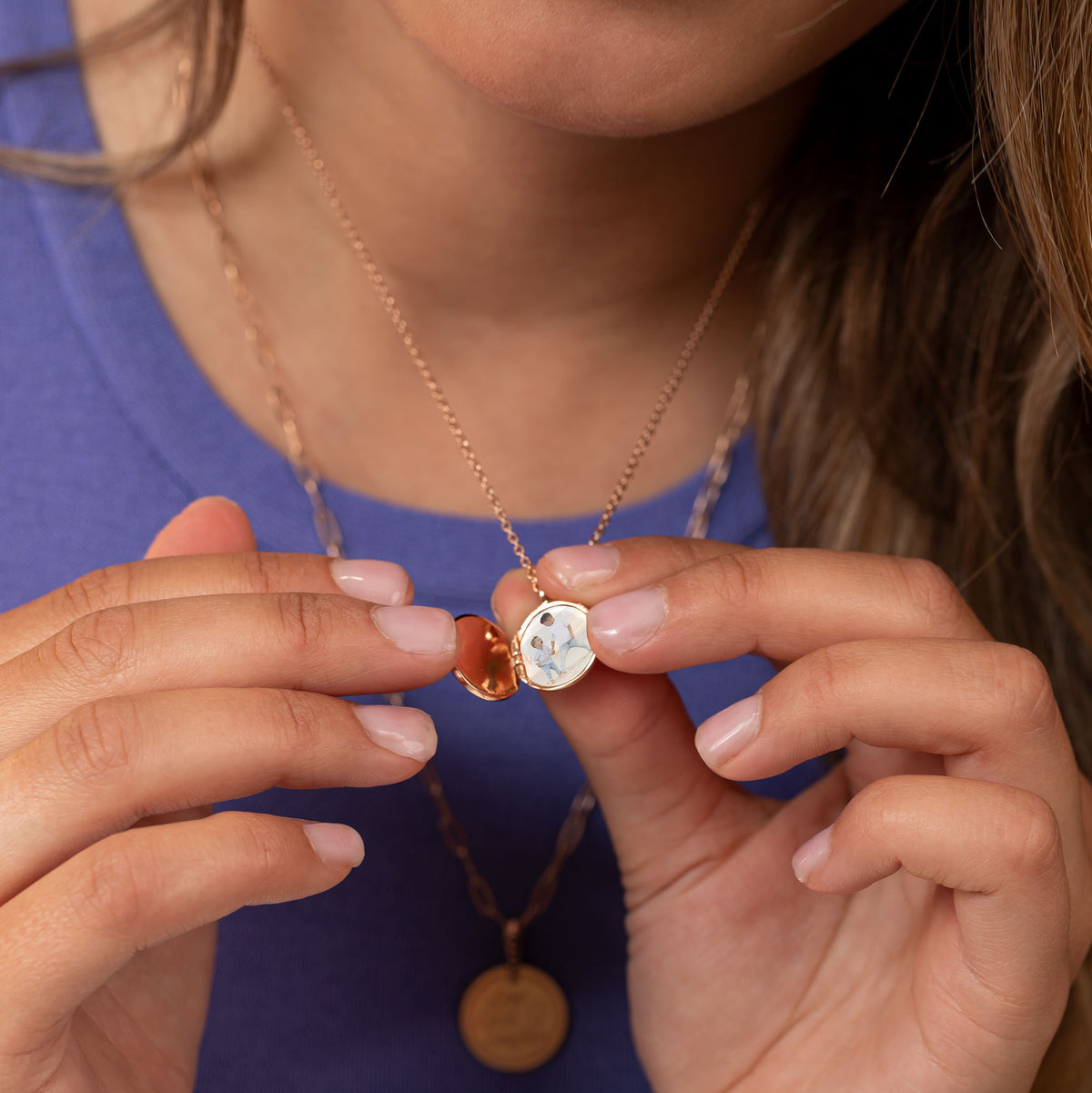 Sparkle locket - Stainless steel