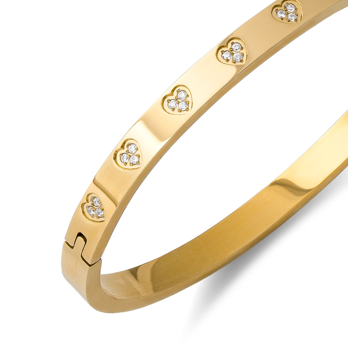 Bangle zirconia hearts - No discoloration