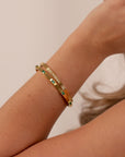 Emerald bangle - No discoloration