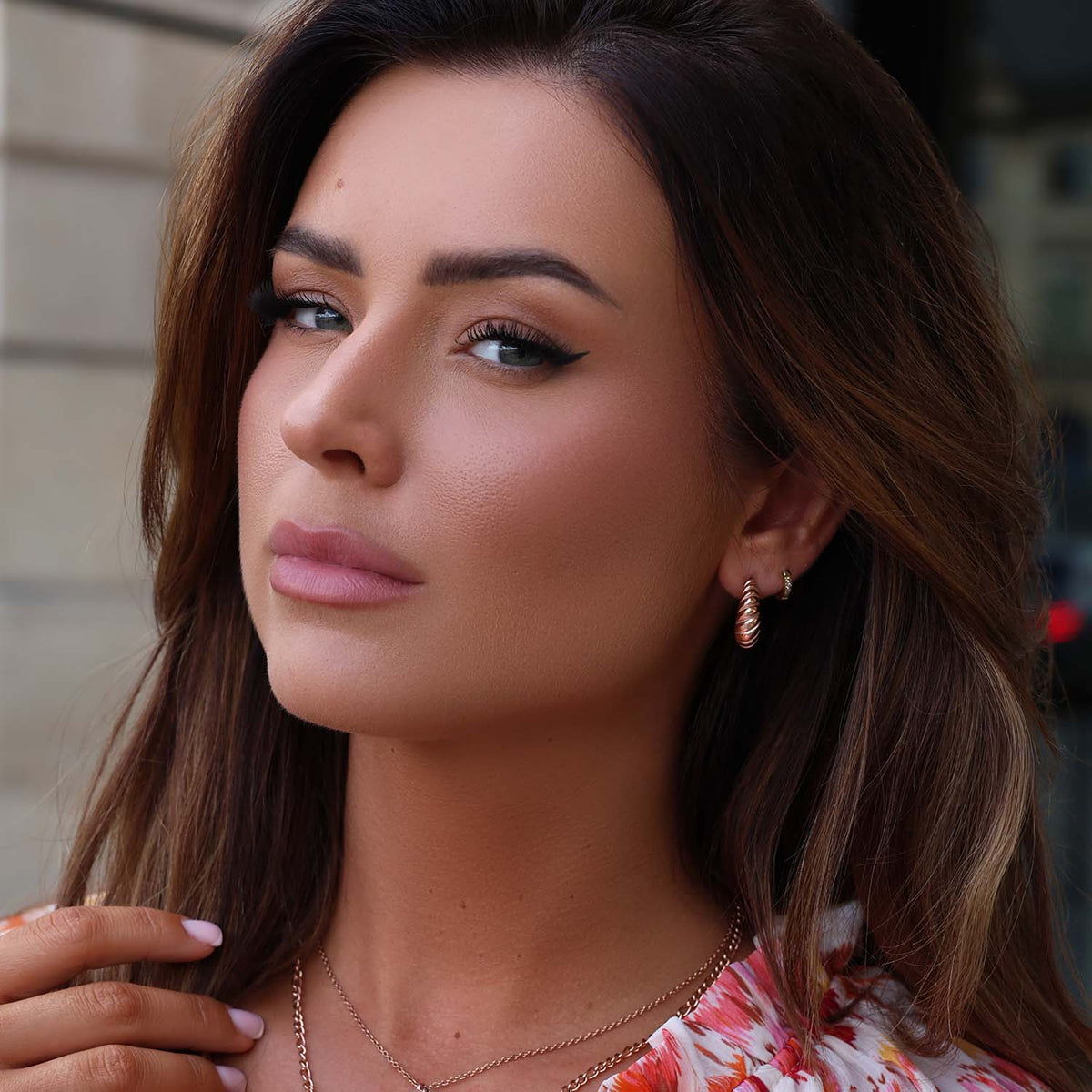 Croissant earring - Tarnish free