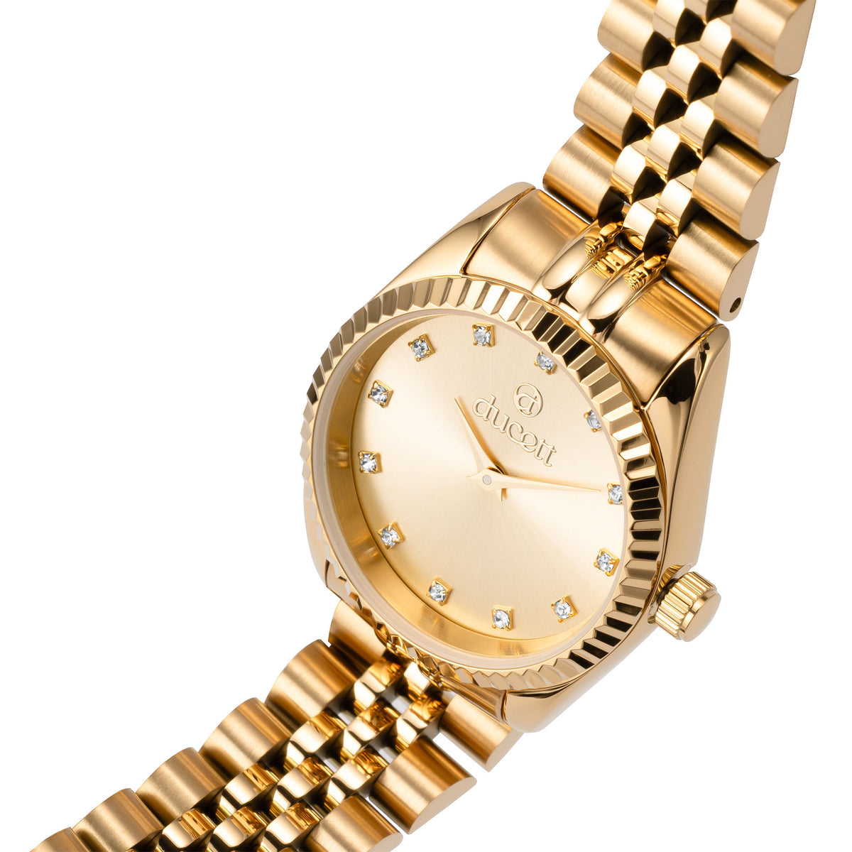 Signé watch gold - Stainless steel