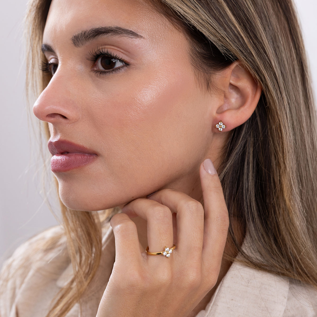 Mini blossom gold 18K - worn