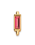 Mesh charm ruby gold - Stainless steel