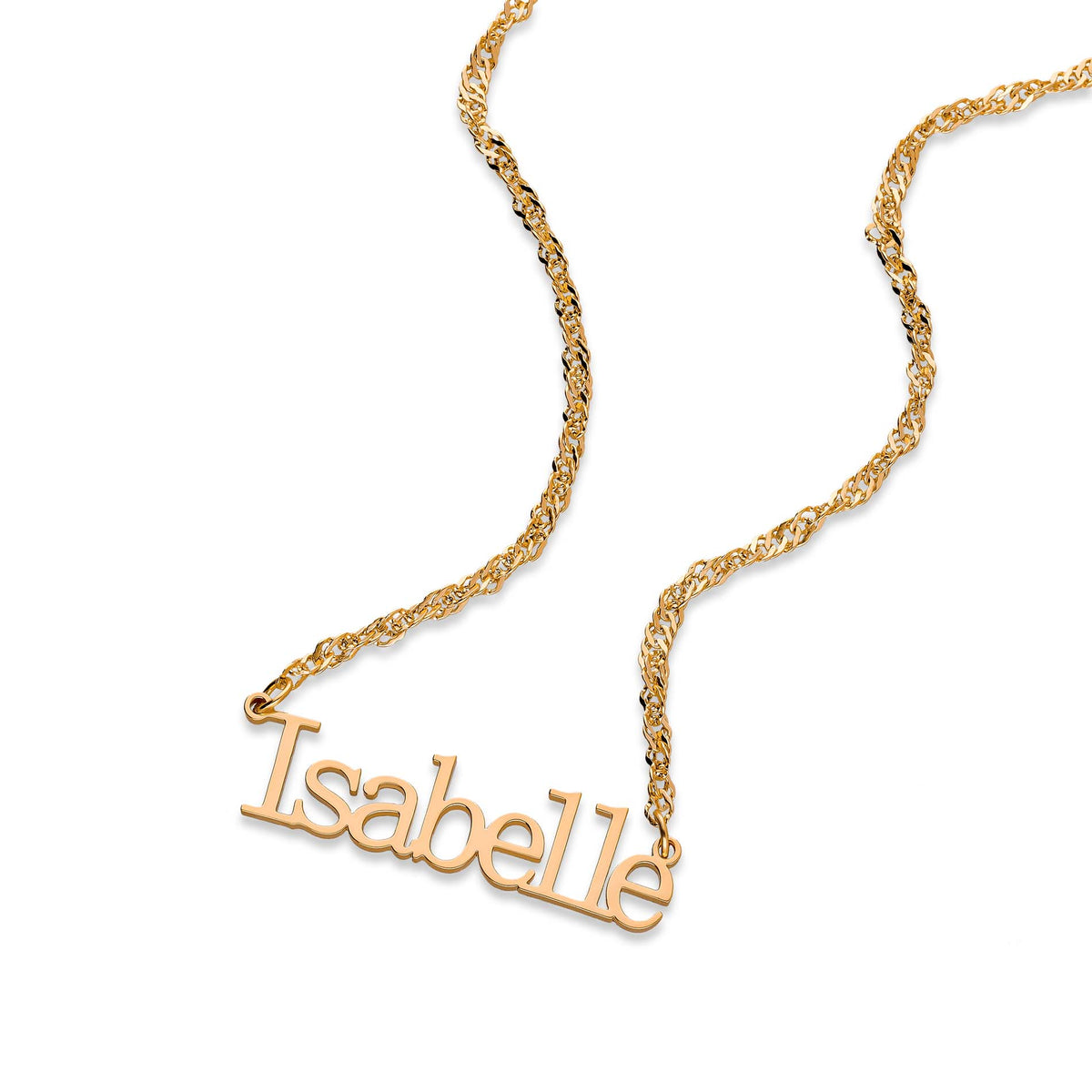 Vivola name necklace rosé gold - Personalized