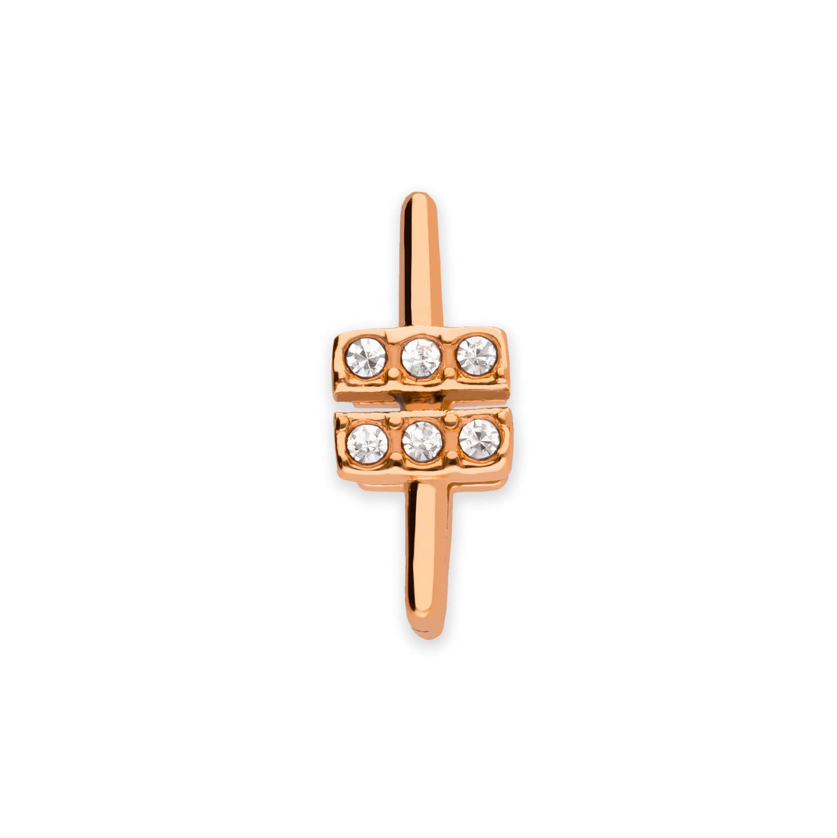 Mesh charm xena rosé gold - Stainless steel