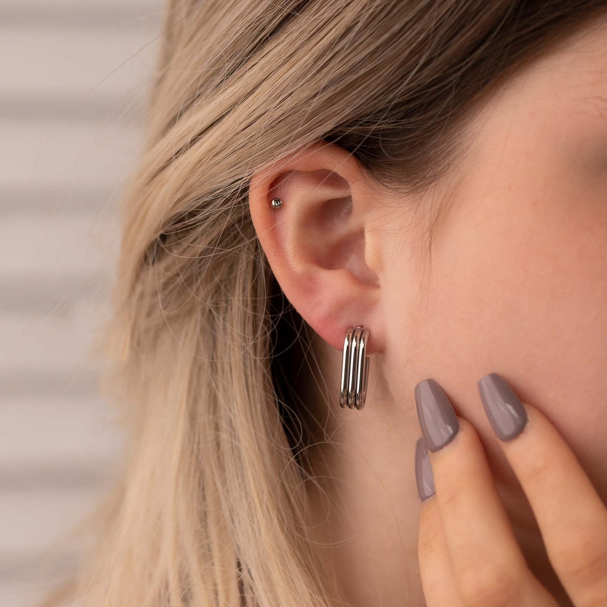 Trinix earring - No discoloration