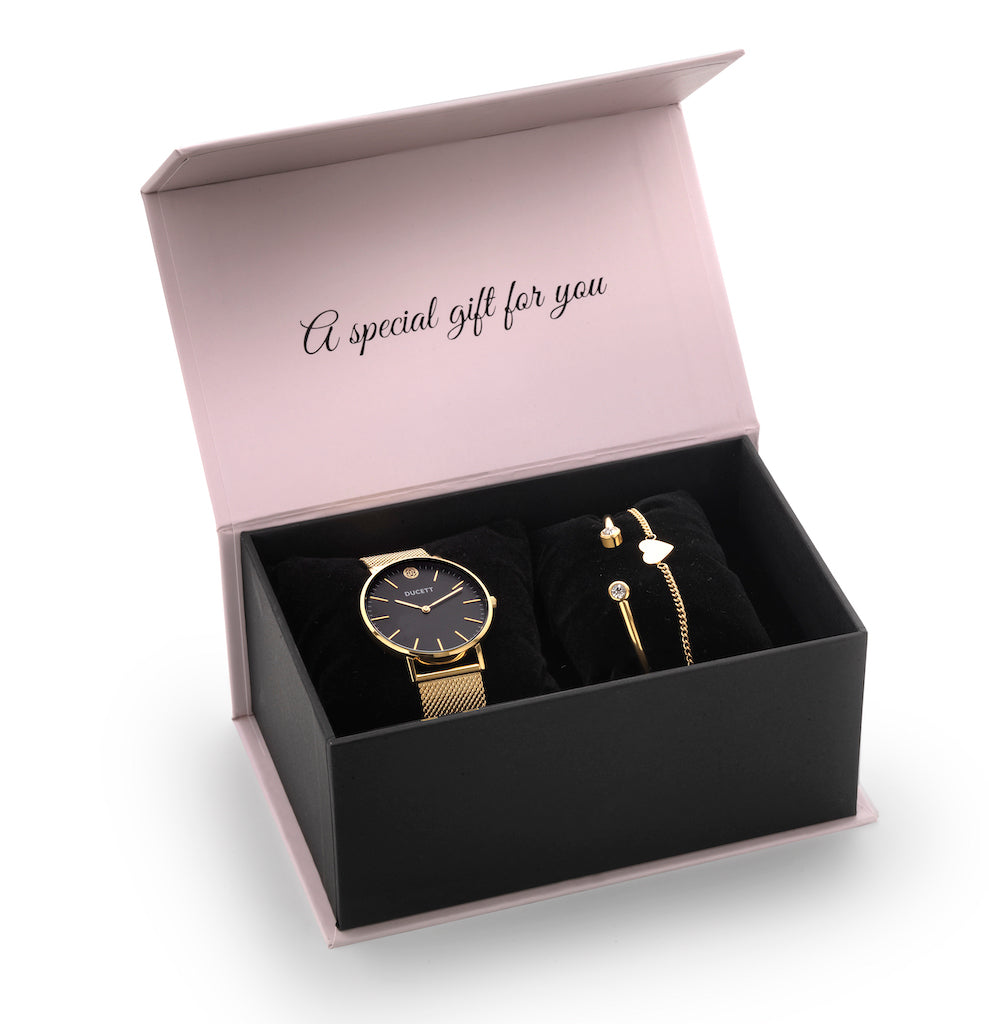 Black gold gift set - Birthday gift