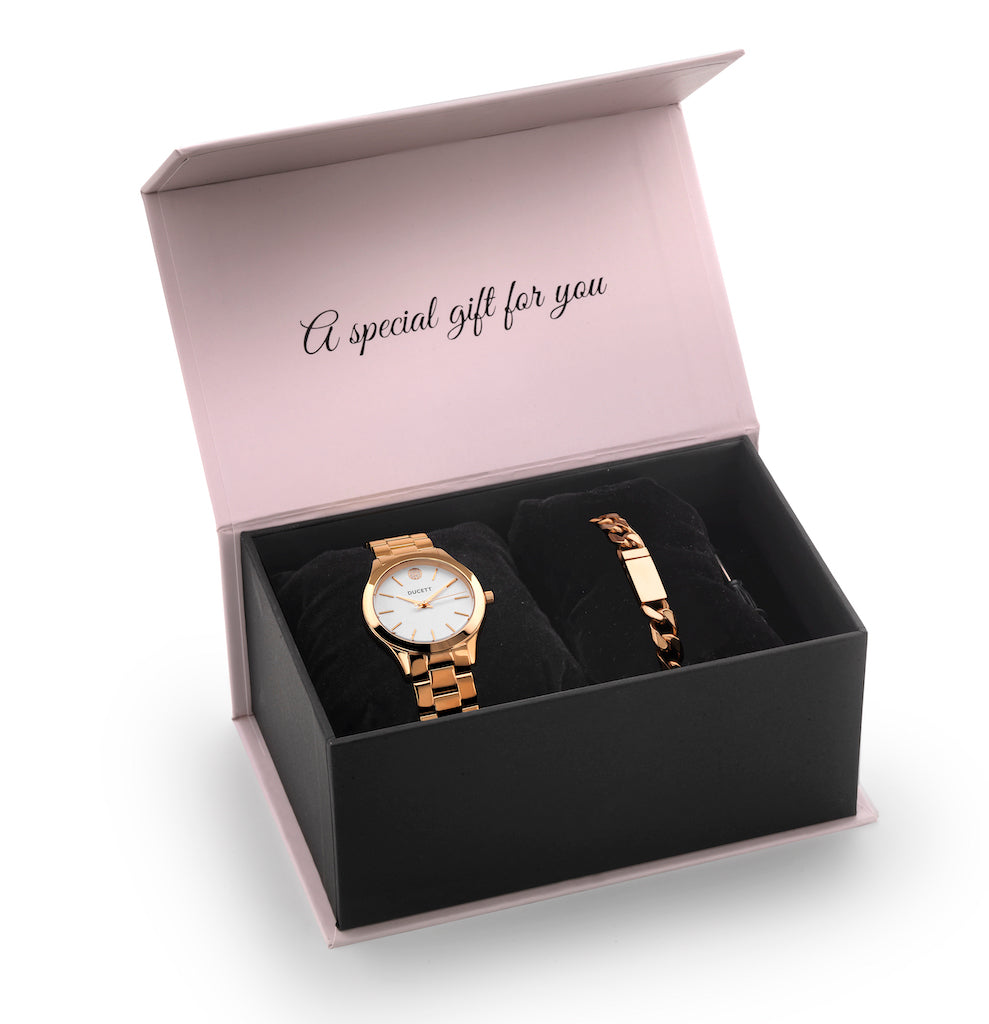 Stella rosé gold gift box - Stainless steel