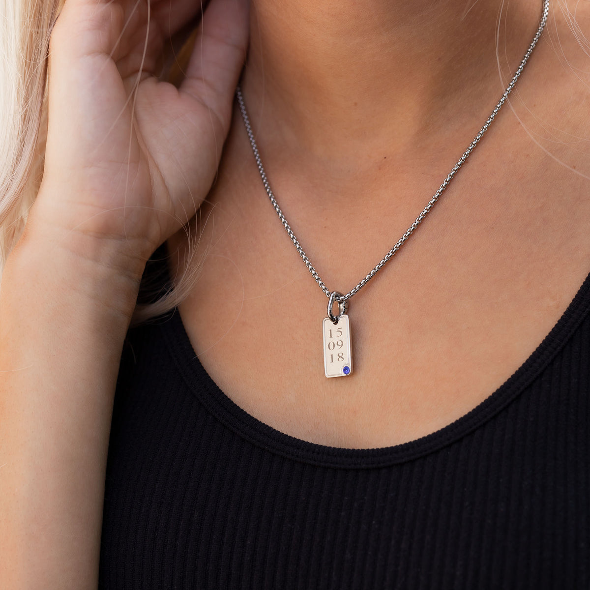 Date tag - No discoloration