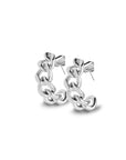 Chain earring silver - Stainless steel