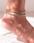Cuban anklet medium - Adjustable