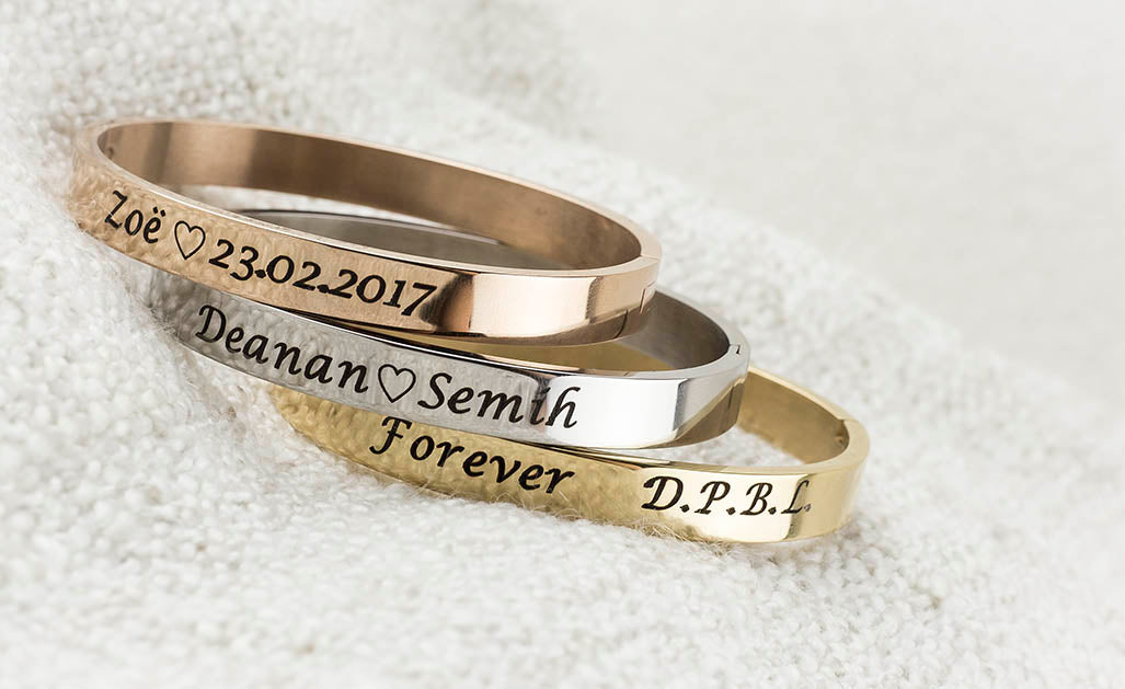 Quote bangle - Tarnish free