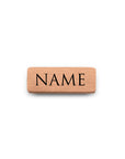 Mesh charm name rosé gold - Personalized
