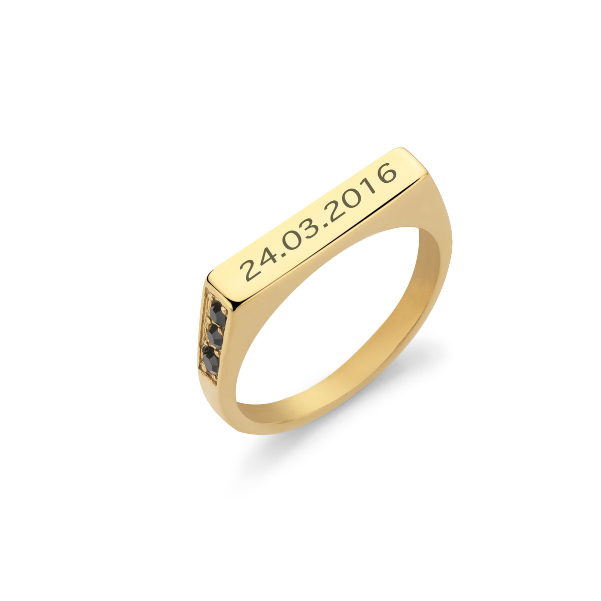 Noir bar gold - Personalized