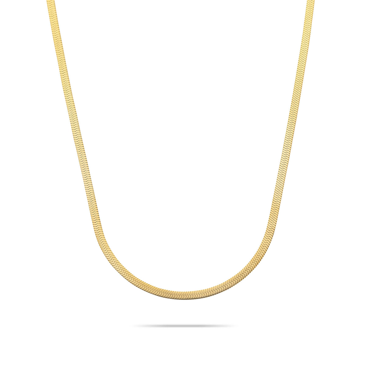 Snake necklace gold - Stainless steel