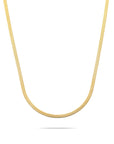 Snake necklace gold - Stainless steel