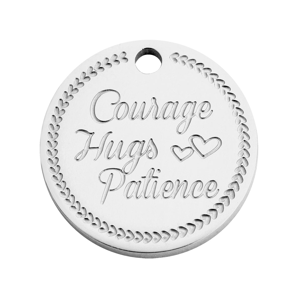 Coin love silver - Stainless steel