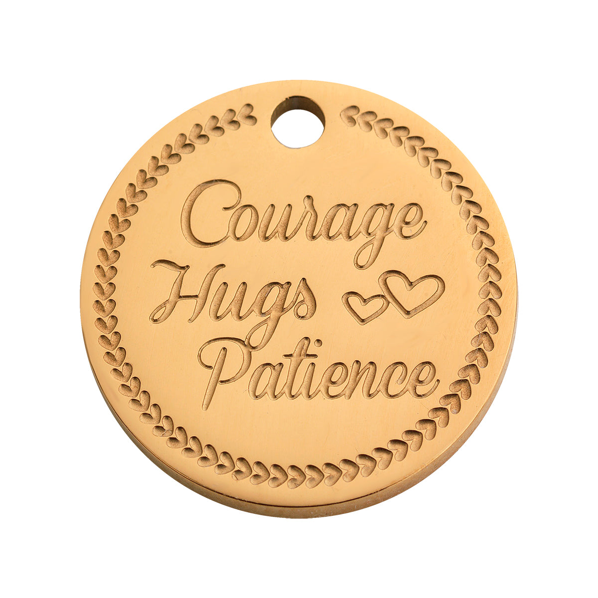 Coin love rosé gold - Stainless steel
