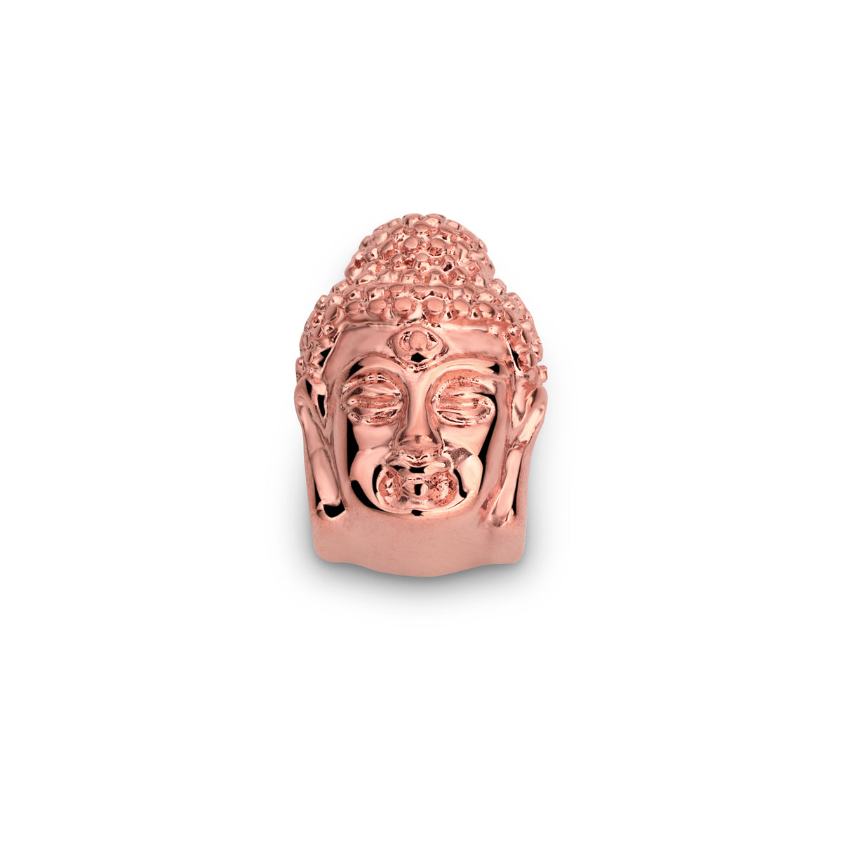 Mesh charm buddha rosé gold - Stainless steel