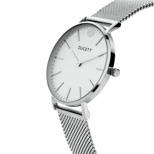 White mesh silver - detail