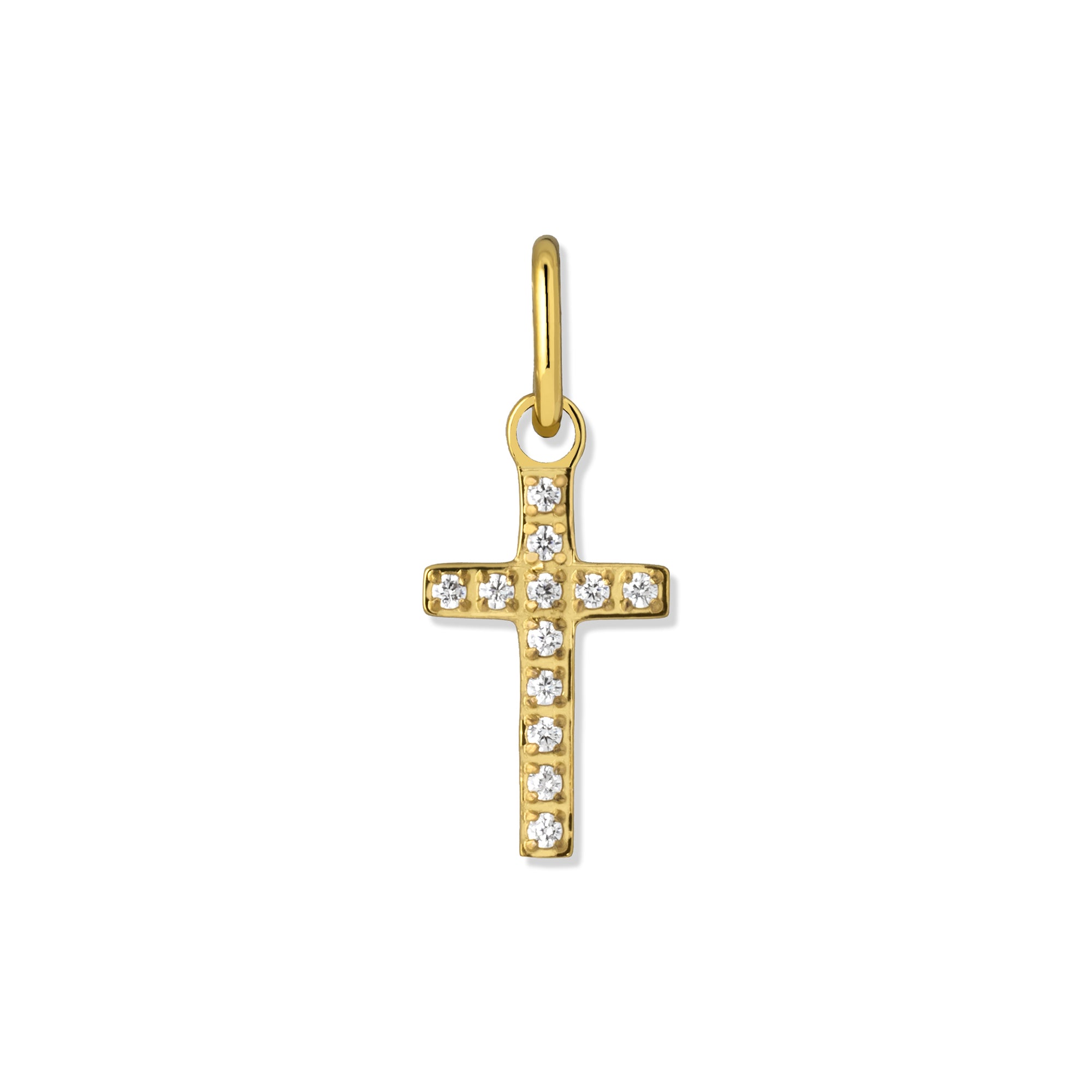 Aura charm cross gold