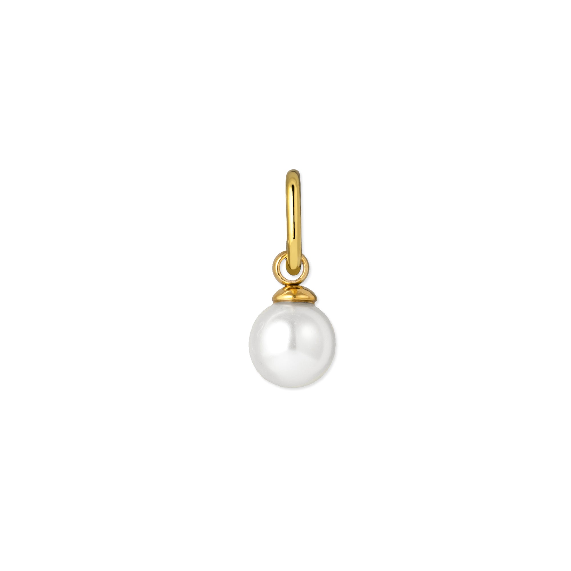 Aura charm pearl gold