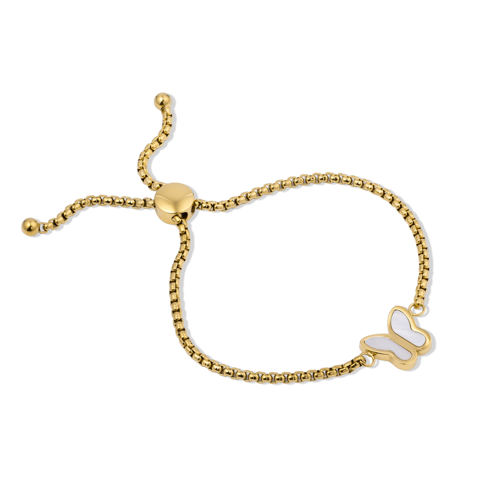 So Butterfly bracelet gold