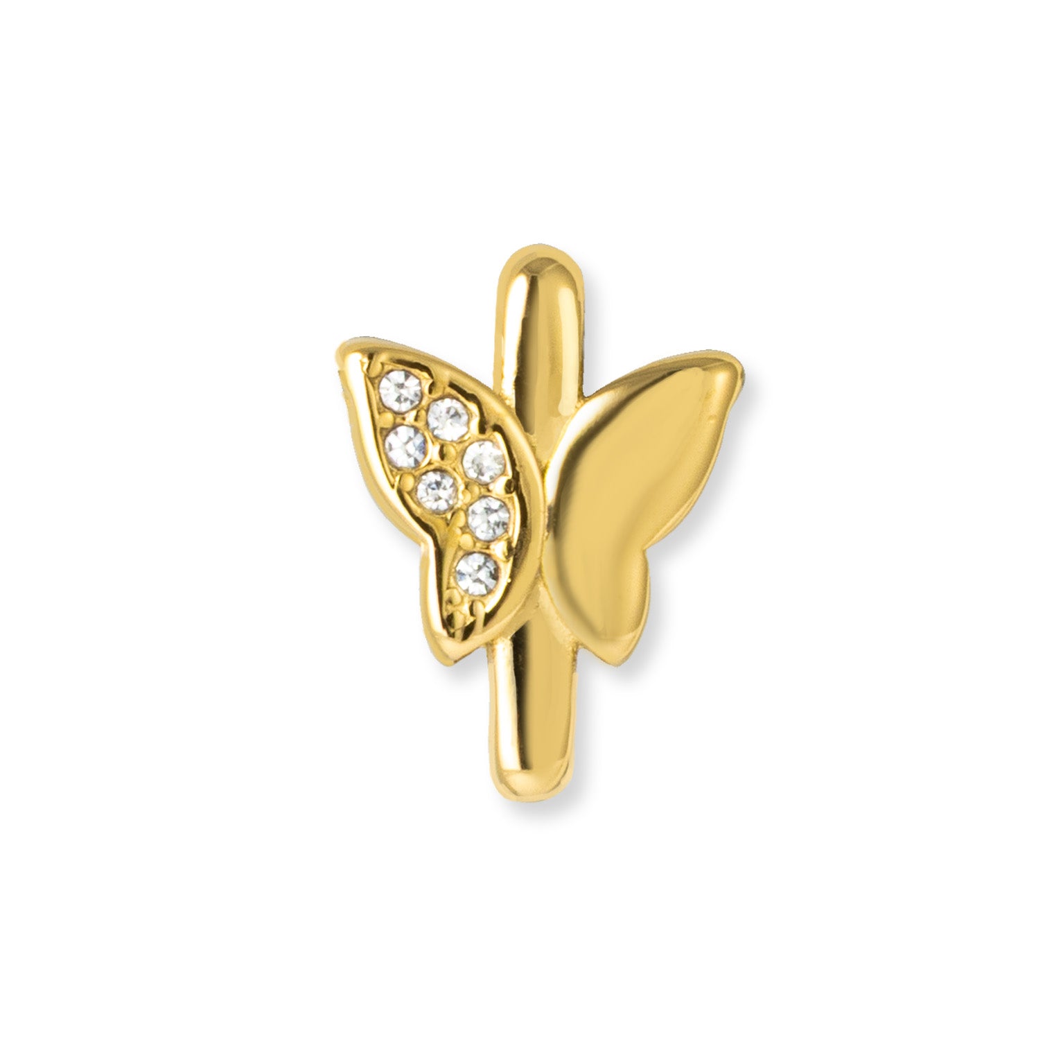 Mesh charm butterfly gold
