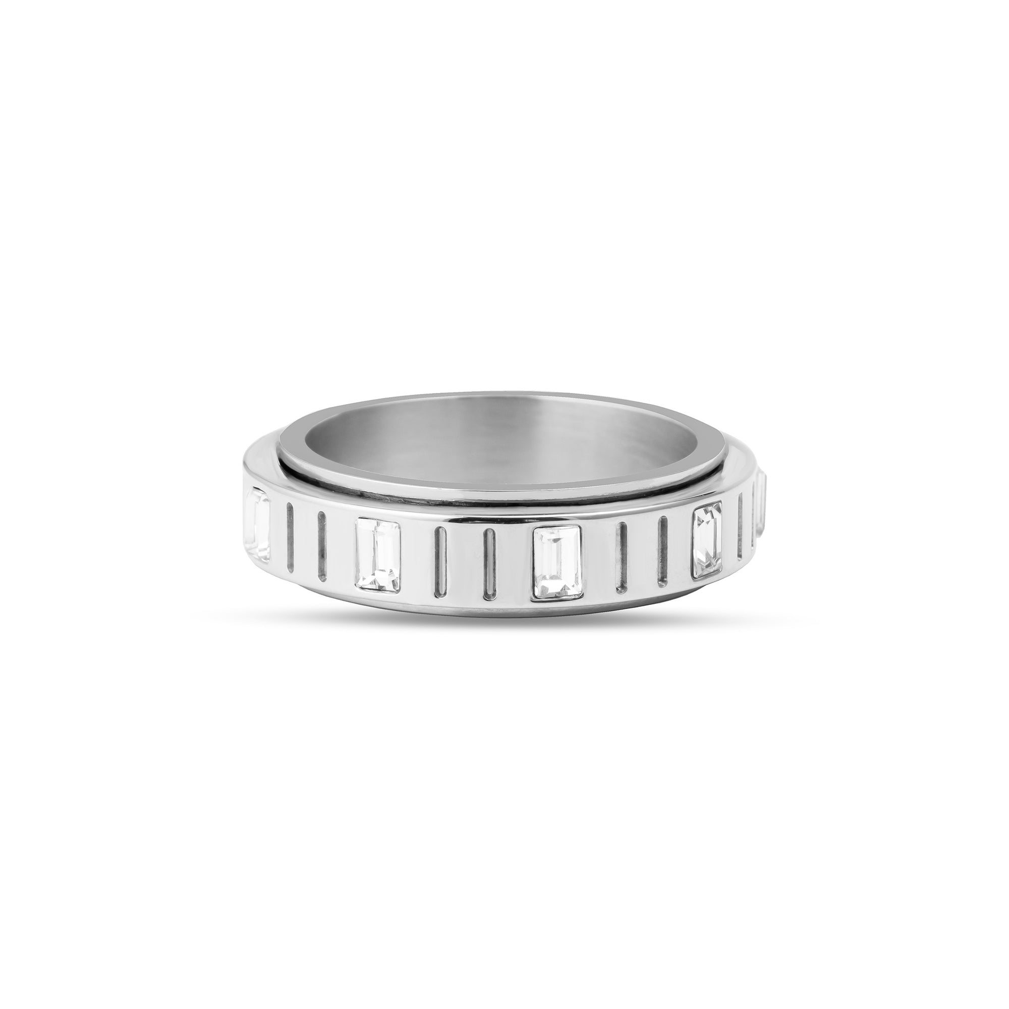 Fidget Nez ring silver