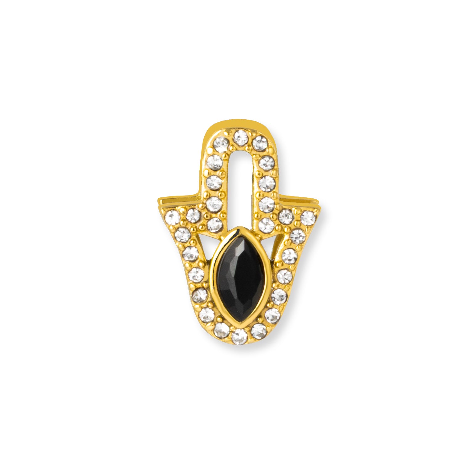 Mesh charm Hamsa gold