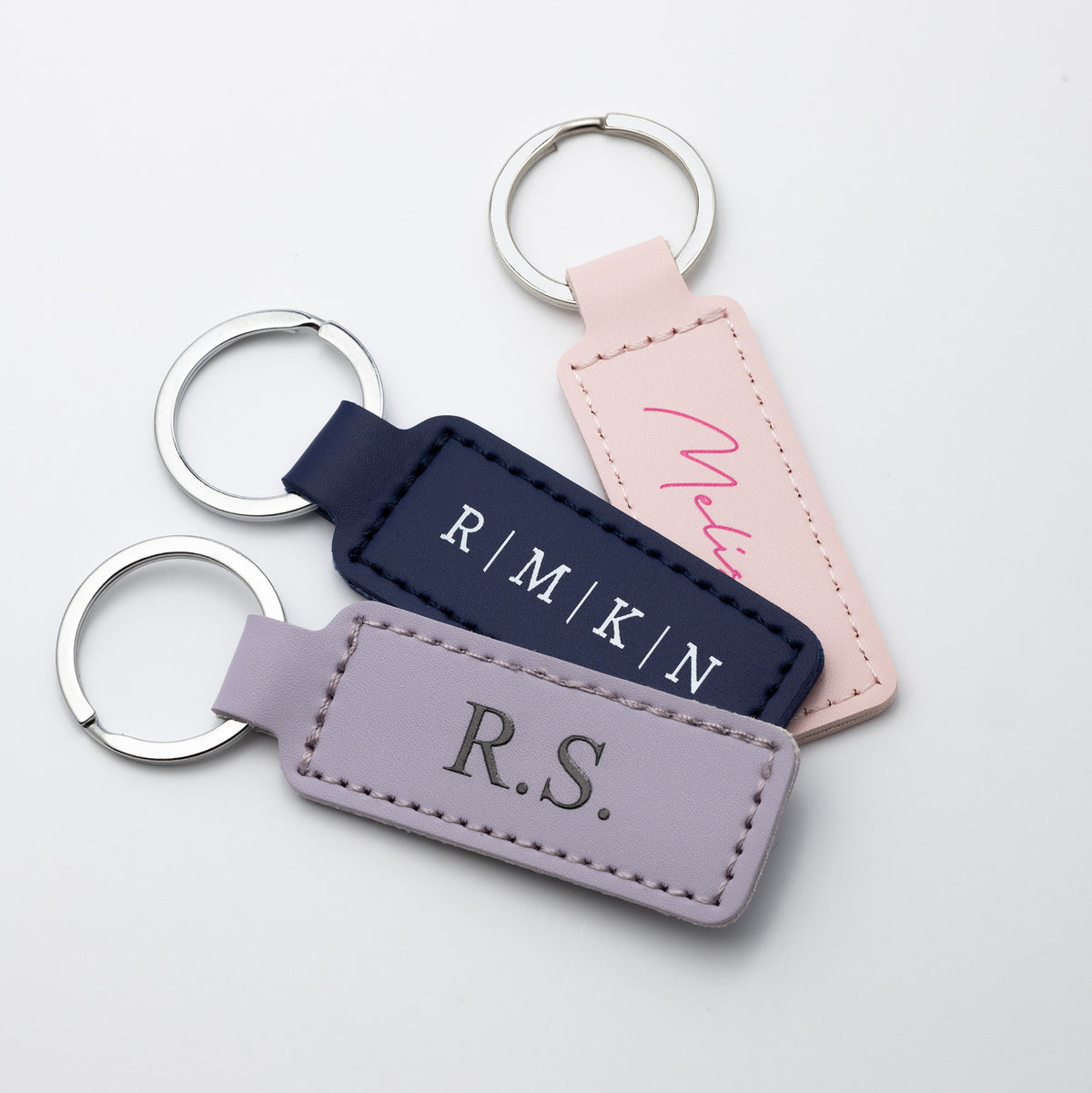 Luxe Tag Keychain Light Purple