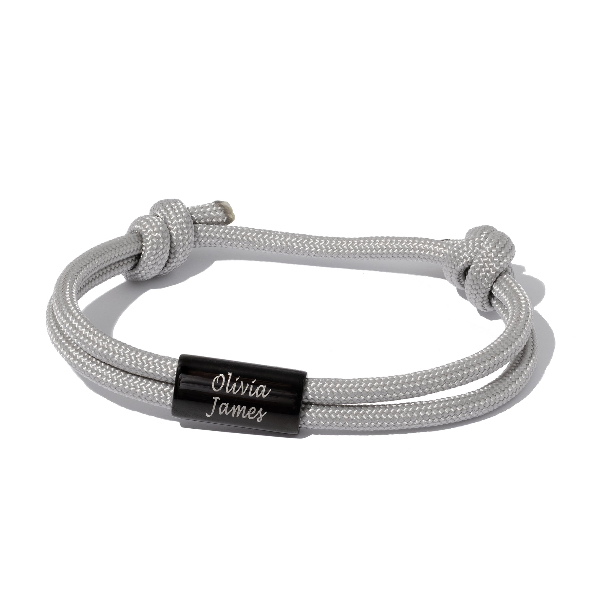 Rope bracelet grey
