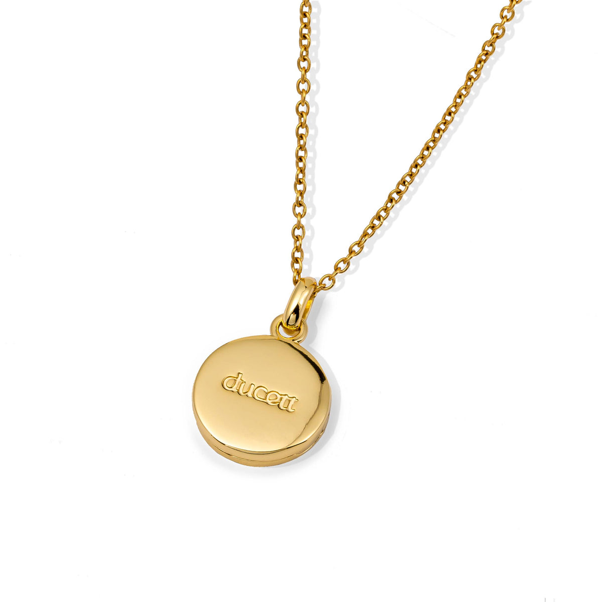 Sunray locket gold - Stainless steel