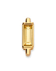Mesh charm topaz gold - Stainless steel