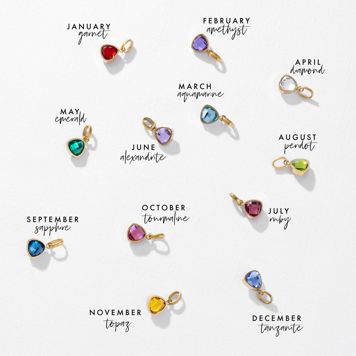 Birthstone colors per month - Ducett