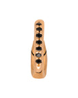 Clip black stones rosé gold - No discoloration