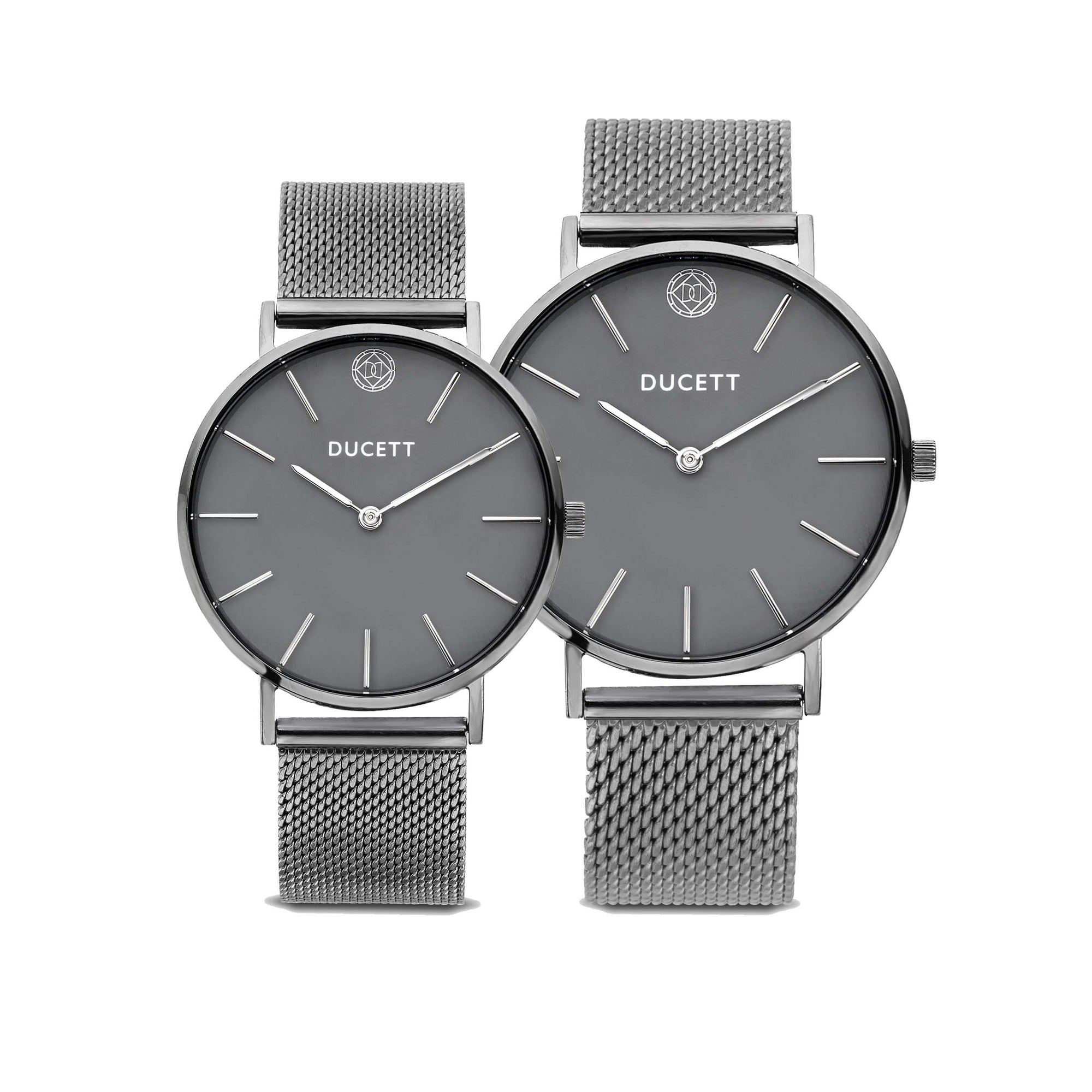 Dark grey love set - Stainless steel