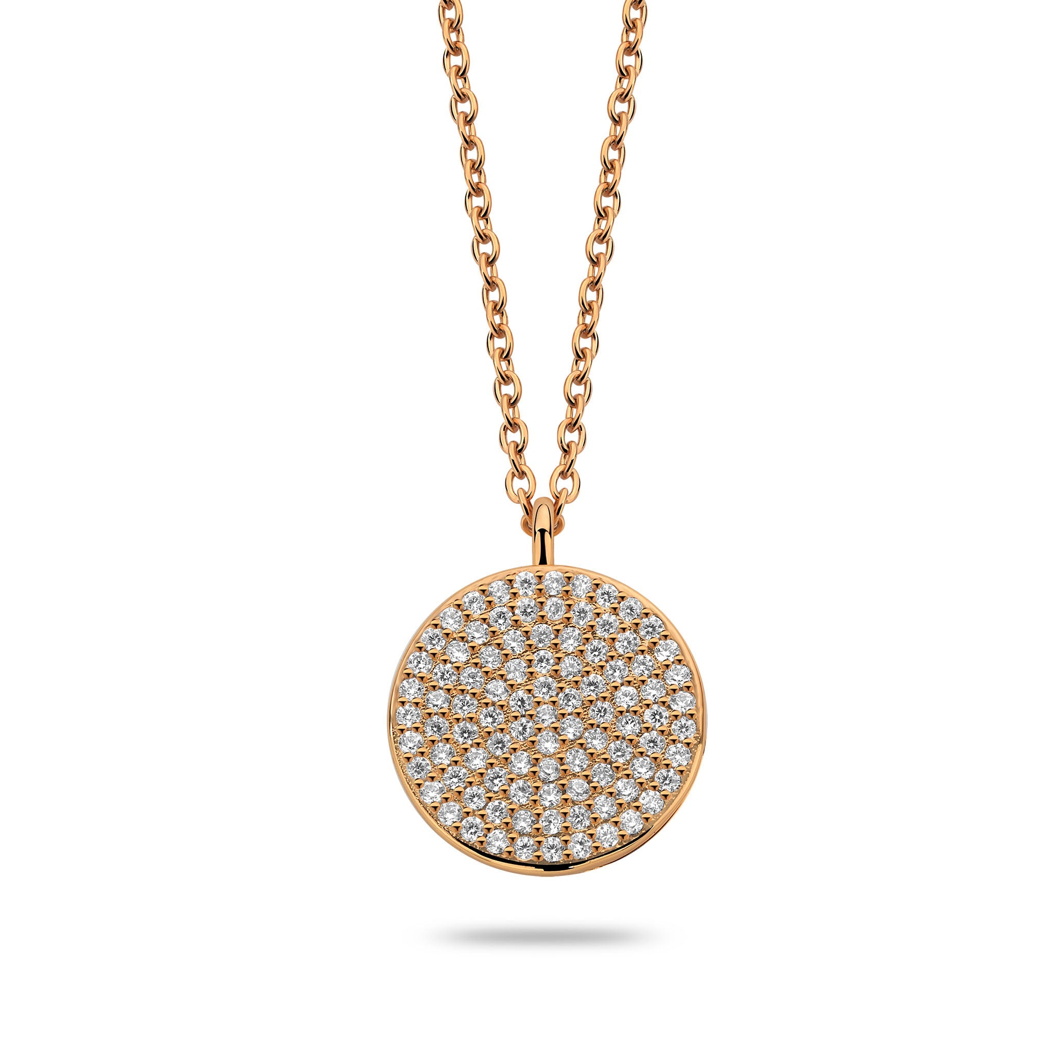 Sparkle locket rosé gold